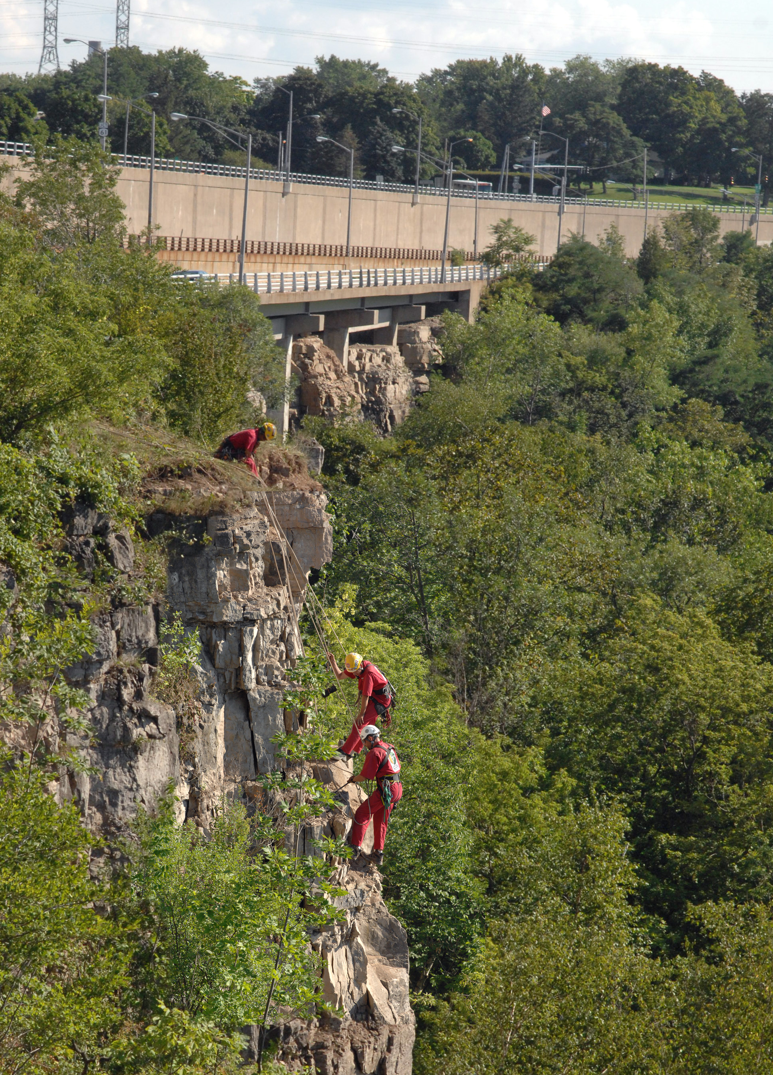 Rappelling