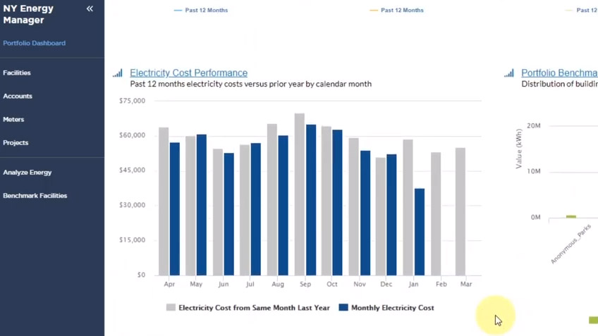 NY Energy Manager Dashboard Navigation